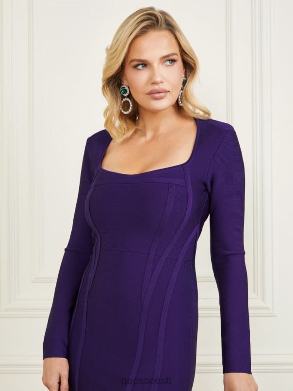 kagan sidemega kleit satelliit lilla GUESS kehakate naised BB4BB799