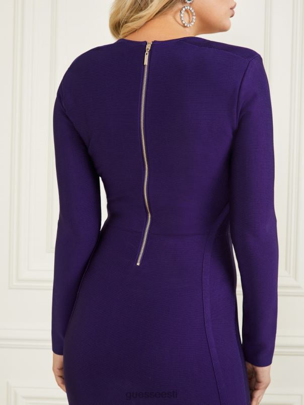 kagan sidemega kleit satelliit lilla GUESS kehakate naised BB4BB799