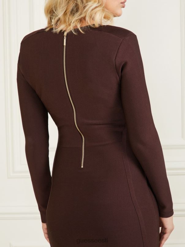 kagan sidemega kleit tume burboon GUESS kehakate naised BB4BB642