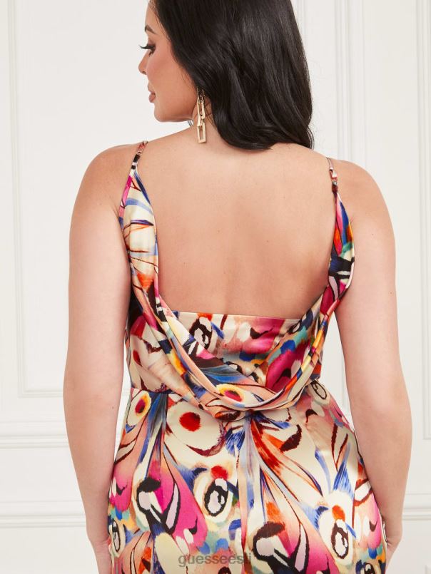 madelyn siidist maksikleit imedemaa trükk GUESS kehakate naised BB4BB515