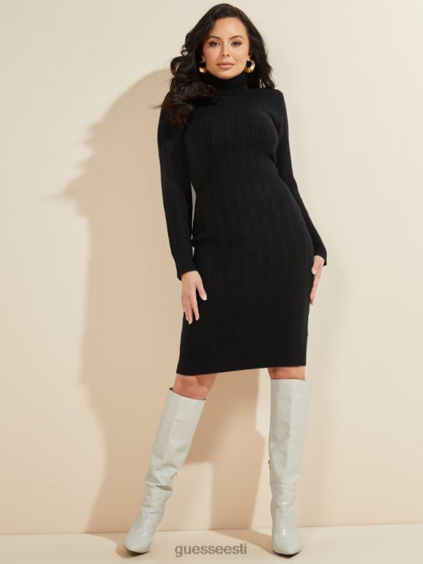 sherri kašmiir kampsun kleit must GUESS kehakate naised BB4BB781