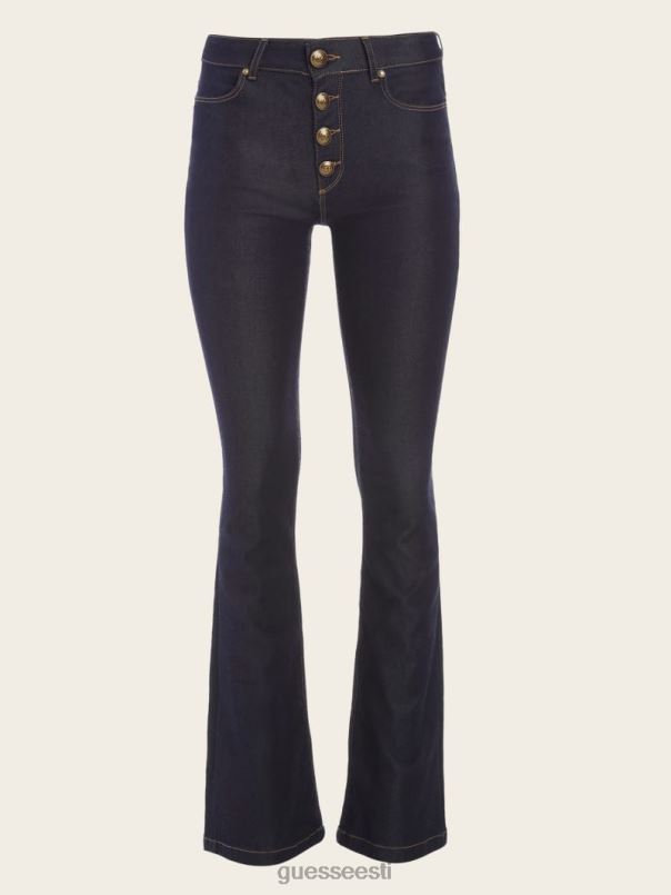 mini flare teksapüksid sinine loputuspesu GUESS kehakate naised BB4BB50