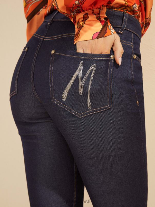 mini flare teksapüksid sinine loputuspesu GUESS kehakate naised BB4BB50