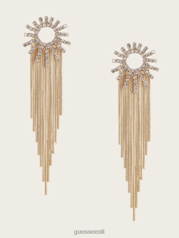 14k kullatud päikesepõletuskõrvarõngas hõbe/kuld GUESS tarvik naised BB4BB3904