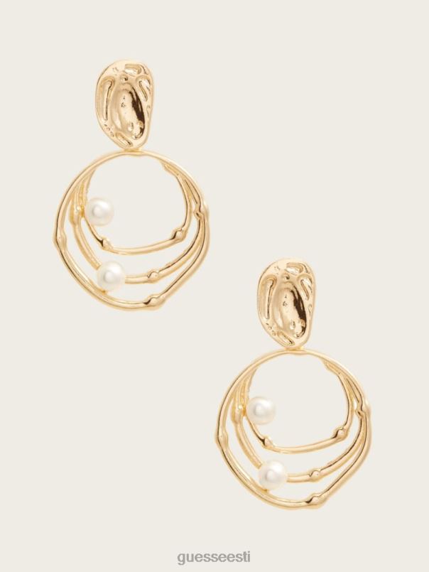 pärlitest orbitaalne uksekoputaja kõrvarõngas kullast GUESS tarvik naised BB4BB3860