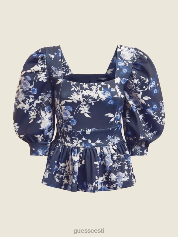 alexi kroonleht poose top kroonlehe poos indigo GUESS kehakate naised BB4BB1705