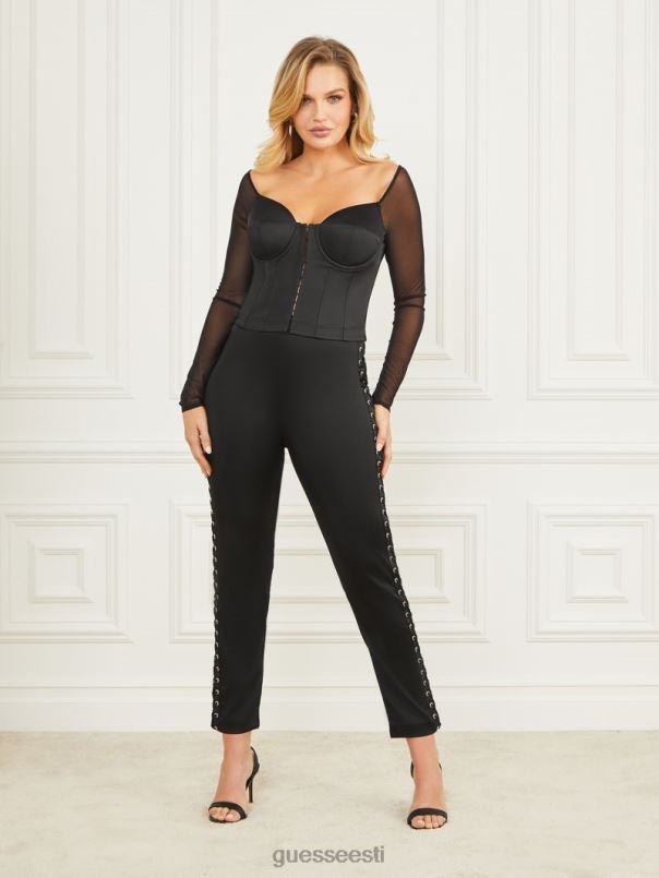 blanšš korseti ülaosa must GUESS kehakate naised BB4BB1440