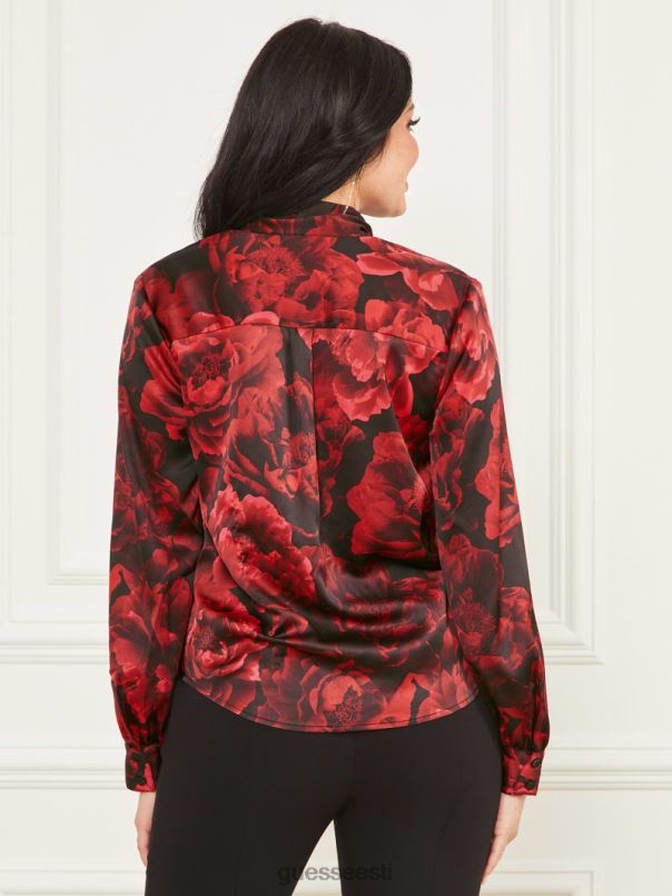 daphne pluus kannatuslillede trükk GUESS kehakate naised BB4BB1269