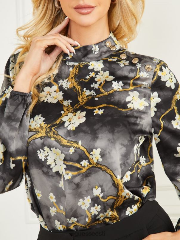 õitega pluus õismust koopatrükk GUESS kehakate naised BB4BB1457