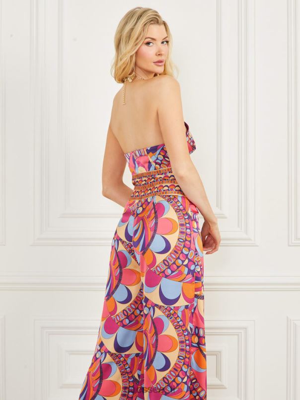 kipsist salli ülaosa tulum print GUESS kehakate naised BB4BB1191