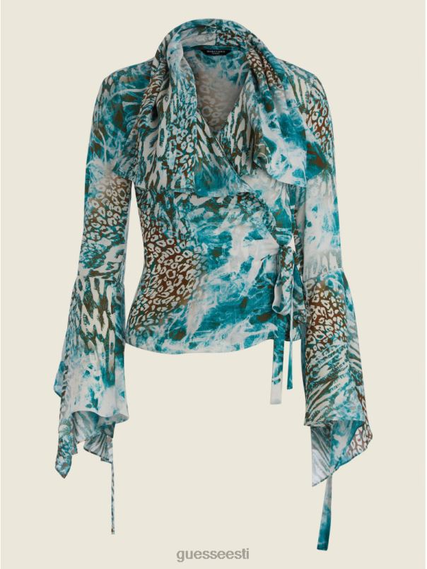 pajupuust pluus veealune armastus sinine GUESS kehakate naised BB4BB1525