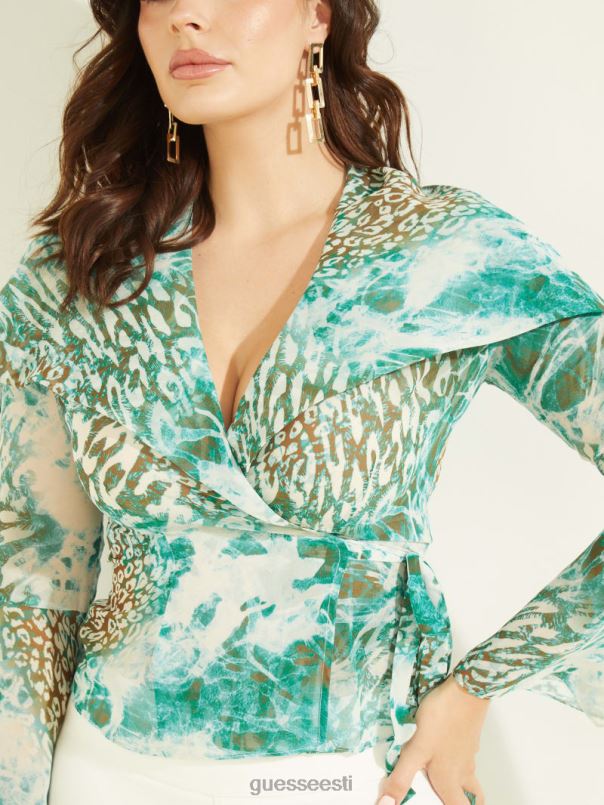 pajupuust pluus veealune armastus sinine GUESS kehakate naised BB4BB1525