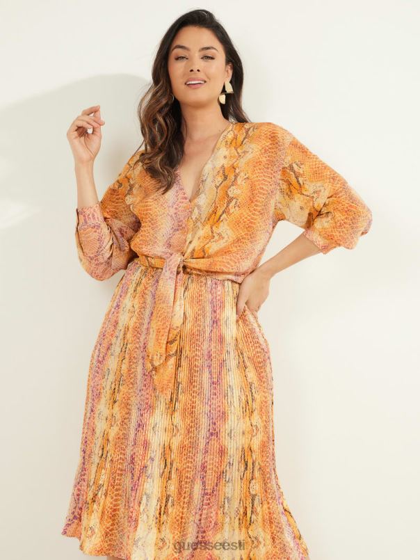 sonora siidist lipsuga pluus sonora nahk GUESS kehakate naised BB4BB1567