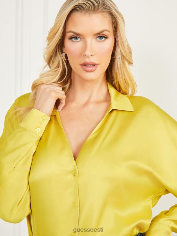 tiffany pluus roheline läige GUESS kehakate naised BB4BB1098