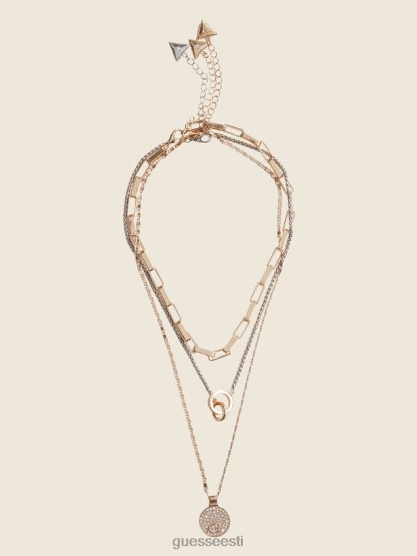 logoga kaelakee komplekt kullast GUESS tarvik naised BB4BB3928