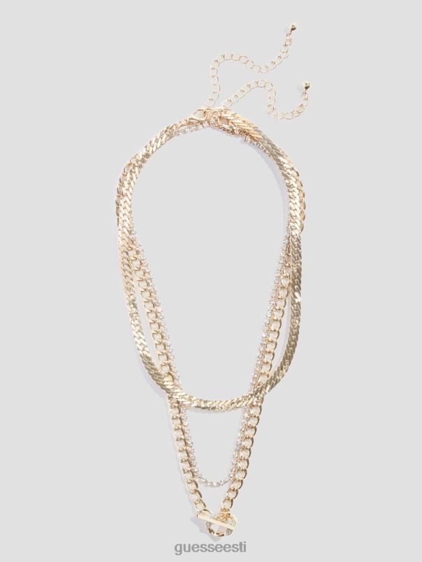 mitmetooniline kihiline lülituskaelakee kullast GUESS tarvik naised BB4BB3833