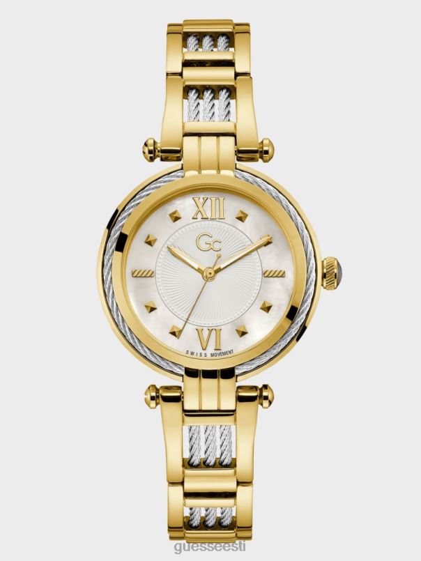 gc kaabli keerdusega analoogkell kullast GUESS tarvik naised BB4BB3572