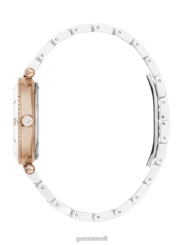 gc pärlmutter ja keraamiline analoogkell roosa kuld GUESS tarvik naised BB4BB3633