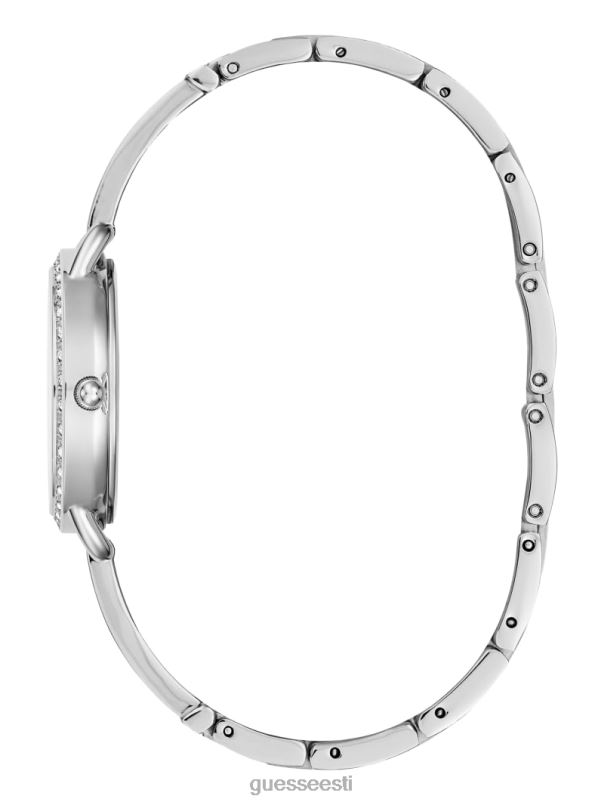 kristallist analoogkell hõbedane GUESS tarvik naised BB4BB3644