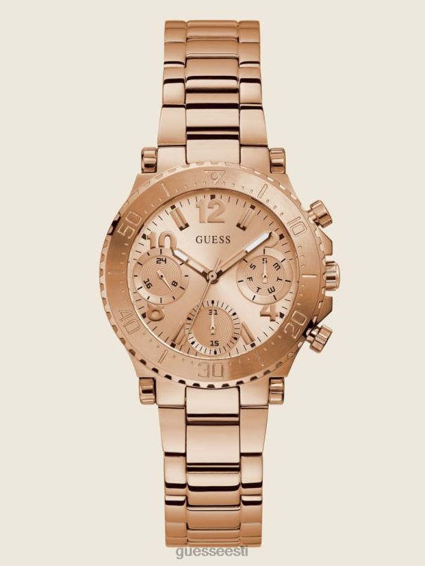 multifunktsionaalne kell roosa kuld GUESS tarvik naised BB4BB3628