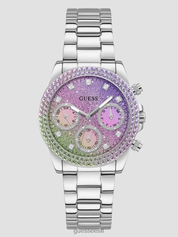 ombre multifunktsionaalne käekell hõbedane GUESS tarvik naised BB4BB3587