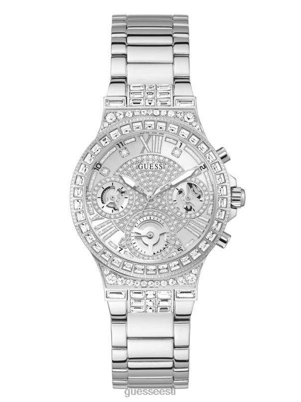 rhinestone multifunktsionaalne käekell hõbedane GUESS tarvik naised BB4BB3570