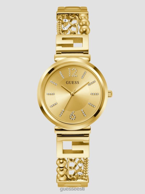 segaahelaga analoogkell kullast GUESS tarvik naised BB4BB3643