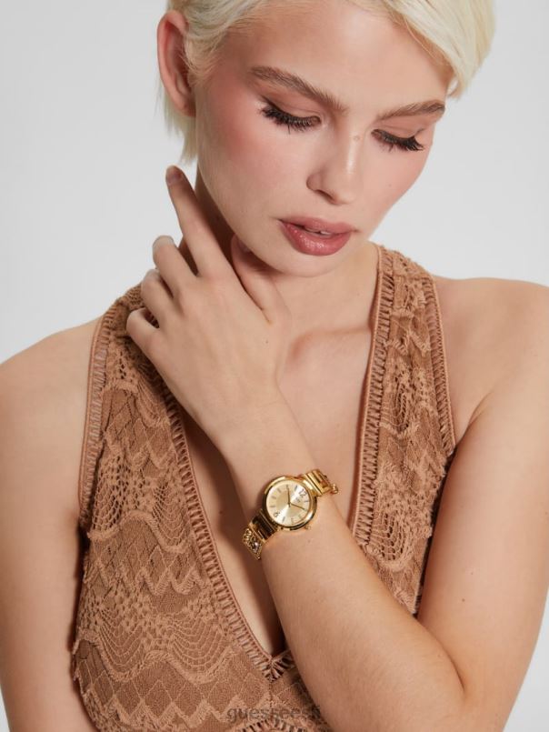segaahelaga analoogkell kullast GUESS tarvik naised BB4BB3643