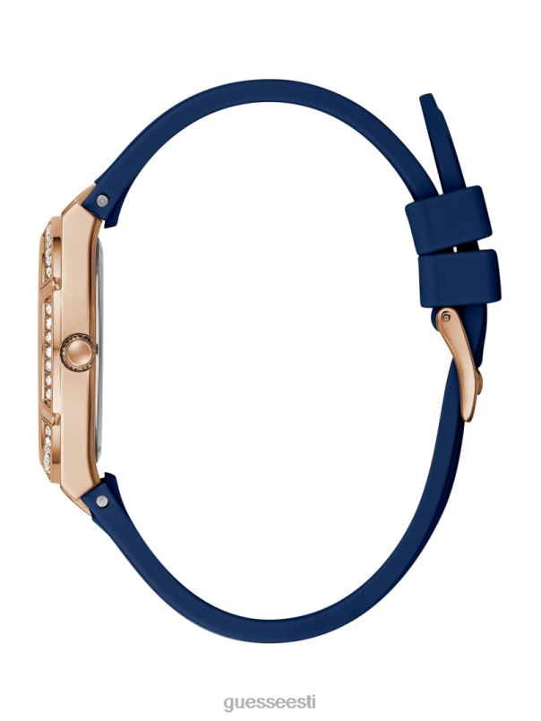 silikoonist analoogkell roosa kuld ja sinine GUESS tarvik naised BB4BB3557