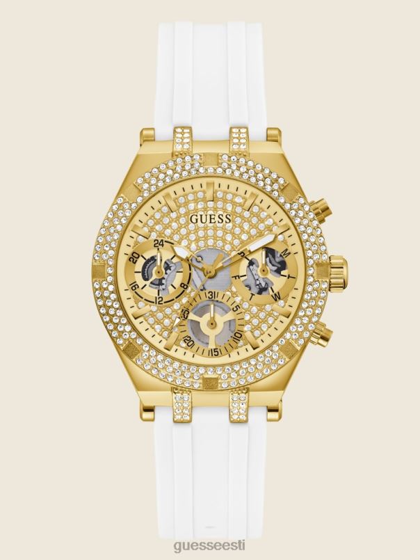 silikoonist multifunktsionaalne käekell roosa kuld GUESS tarvik naised BB4BB3645