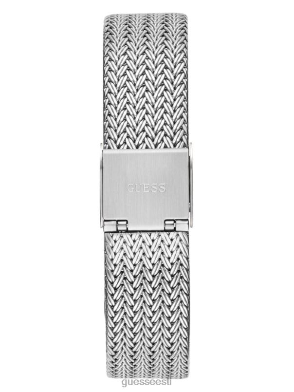 võrgust analoogkell hõbedane GUESS tarvik naised BB4BB3582