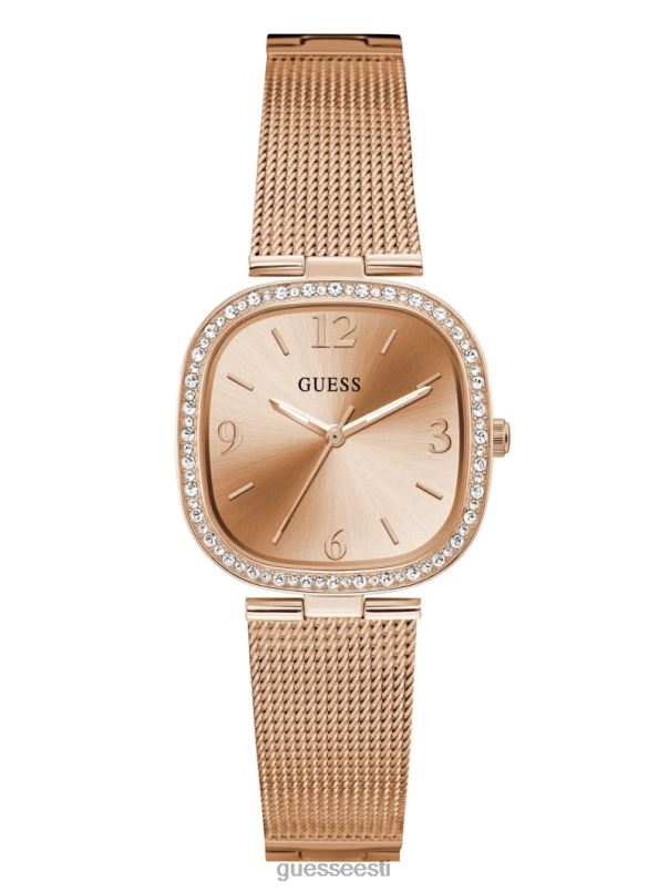 võrgust analoogkell roosa kuld GUESS tarvik naised BB4BB3540
