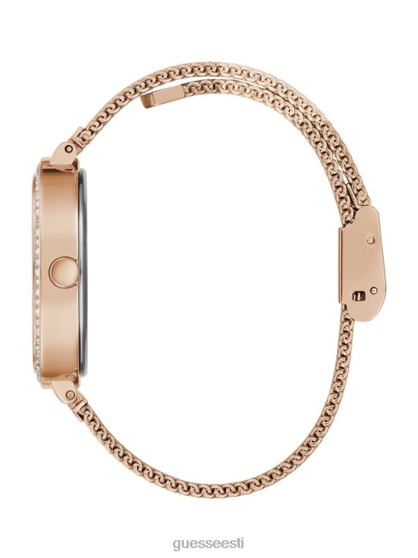 võrgust analoogkell roosa kuld GUESS tarvik naised BB4BB3540