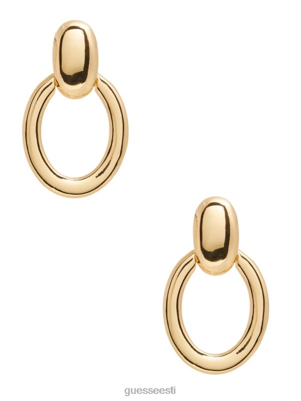 14k kullatud uksekoputuskõrvarõngas hõbe/kuld GUESS tarvik naised BB4BB3874