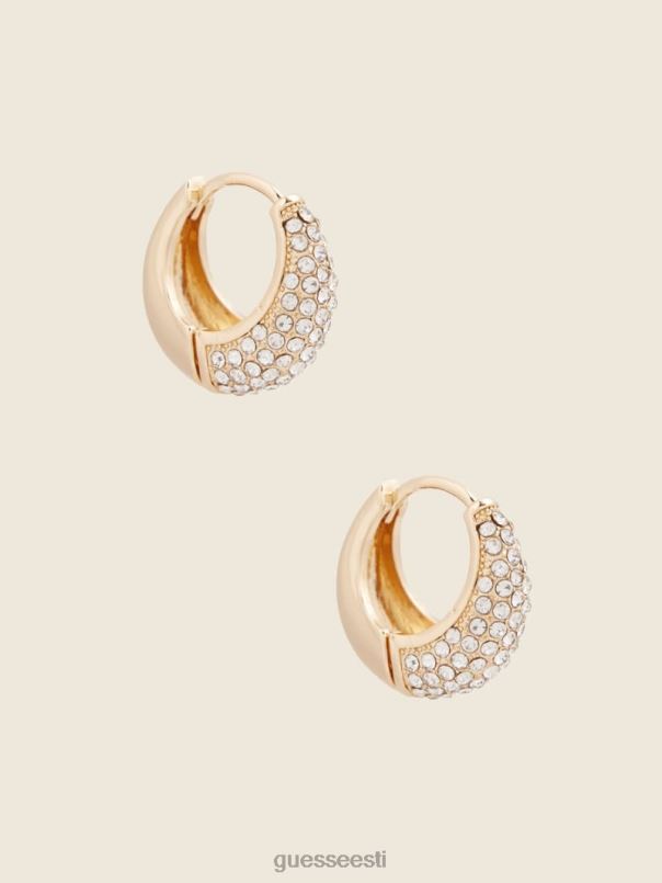 kividest huggie hoop kõrvarõngad kullast GUESS tarvik naised BB4BB3934