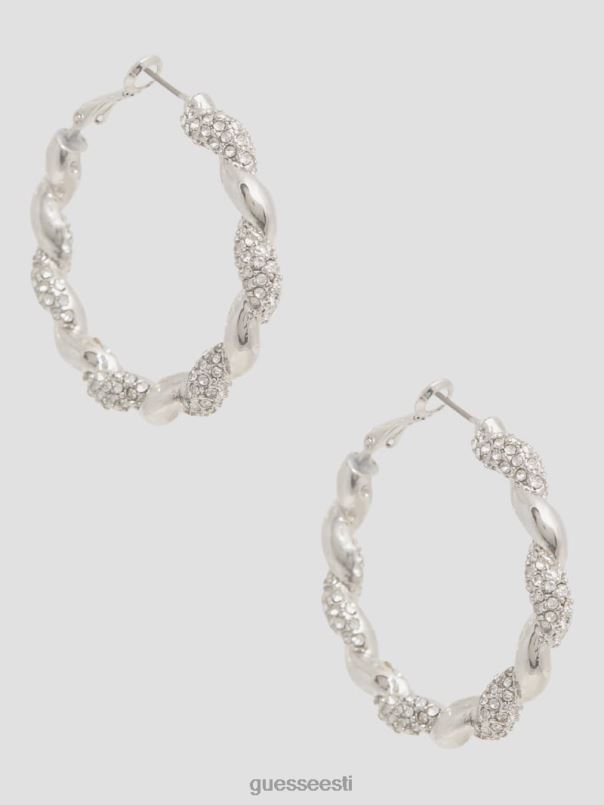 kivist keerdrõngaga kõrvarõngad hõbedane GUESS tarvik naised BB4BB3835