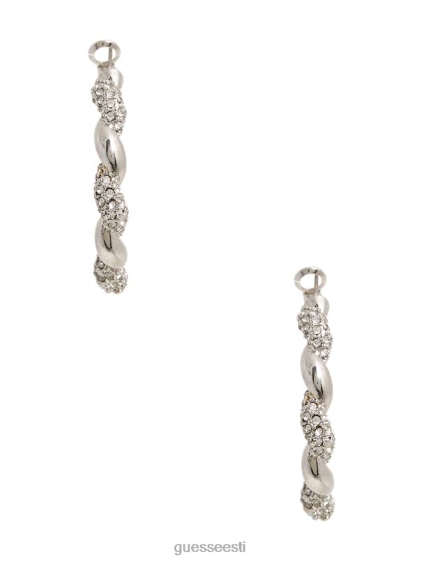 kivist keerdrõngaga kõrvarõngad hõbedane GUESS tarvik naised BB4BB3835