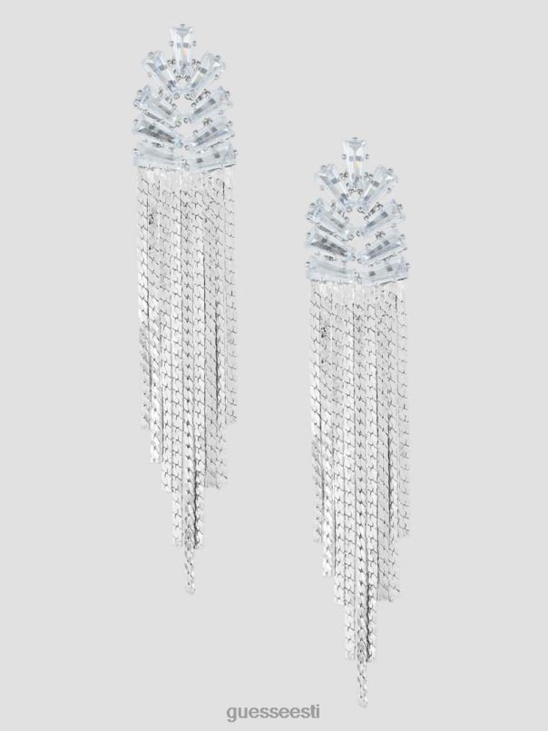 mini-lause lineaarsed kõrvarõngad hõbedane GUESS tarvik naised BB4BB3846