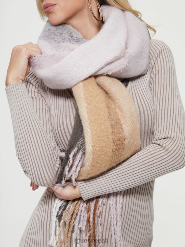 addie ruuduline sall roosa kuld GUESS tarvik naised BB4BB3818