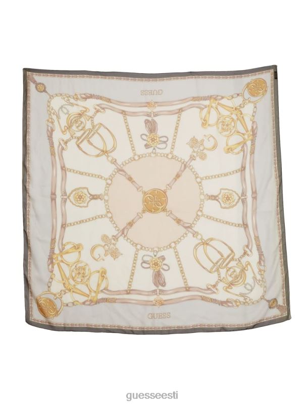 camille läbipaistev sall must lilletrükk GUESS tarvik naised BB4BB3797