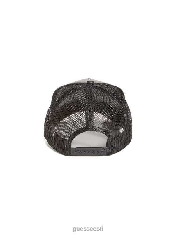 kunstnahast rekkamüts must GUESS tarvik naised BB4BB3800