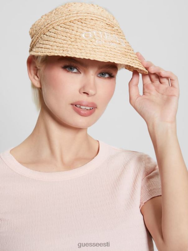 lena põhuvisiir valge GUESS tarvik naised BB4BB3784