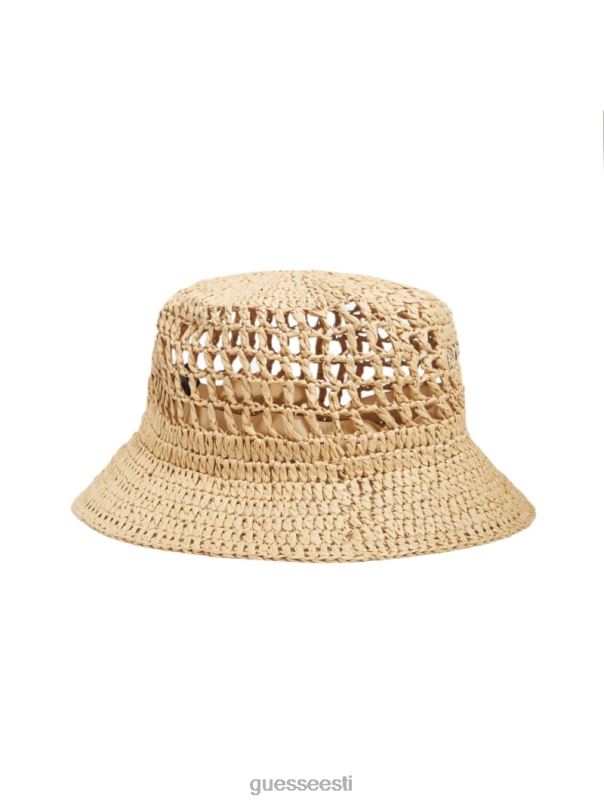 miraaž õlgkübar valge GUESS tarvik naised BB4BB3782