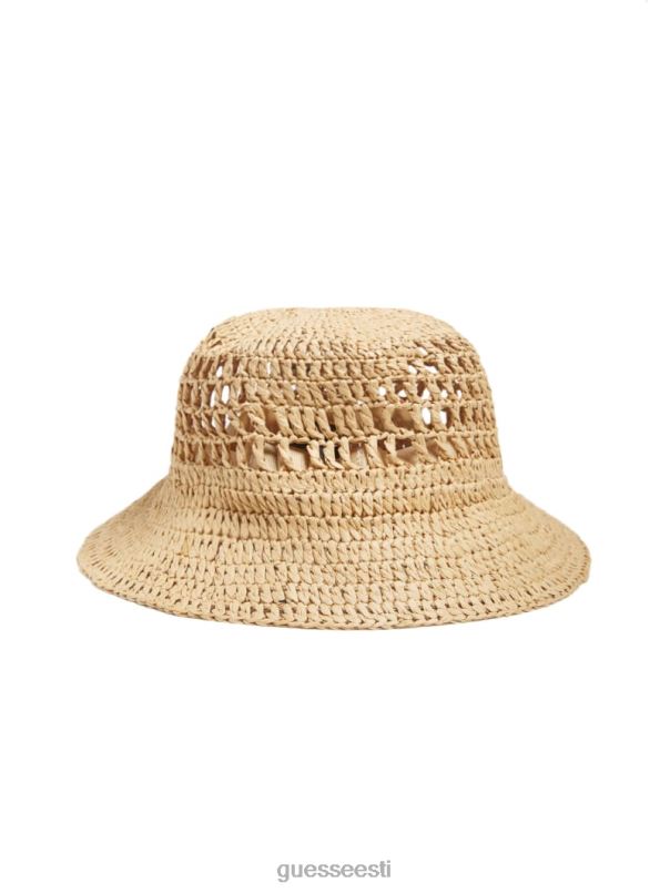 miraaž õlgkübar valge GUESS tarvik naised BB4BB3782