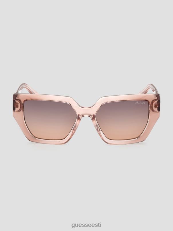 emilia geomeetrilised plastikust päikeseprillid pruun GUESS tarvik naised BB4BB3681