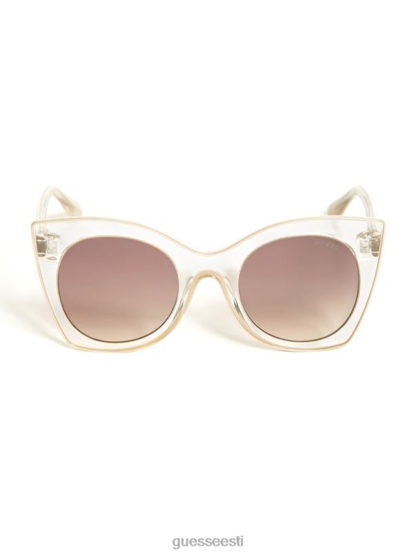 läbipaistvad kassisilma päikeseprillid kristall GUESS tarvik naised BB4BB3718