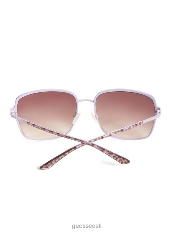 ülisuured metallist kandilised päikeseprillid lilla GUESS tarvik naised BB4BB3688