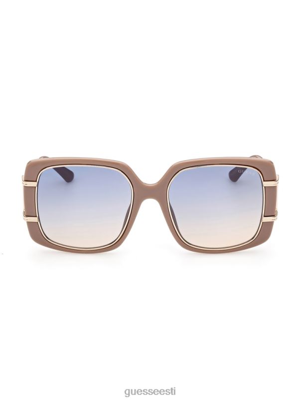 ülisuured ruudukujulised päikeseprillid alasti GUESS tarvik naised BB4BB3764