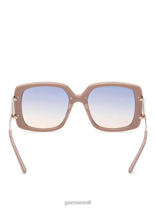 ülisuured ruudukujulised päikeseprillid alasti GUESS tarvik naised BB4BB3764