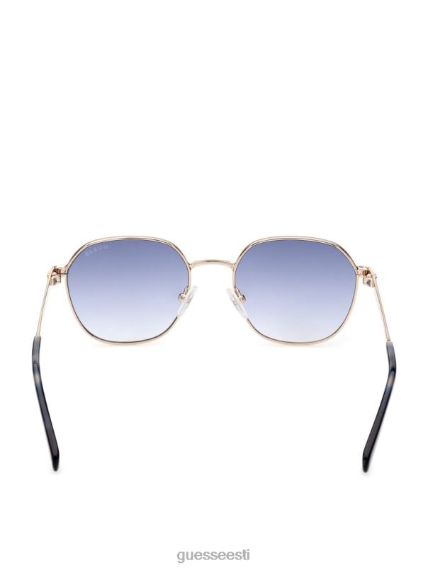 metallist geomeetrilised päikeseprillid roheline GUESS tarvik naised BB4BB3721